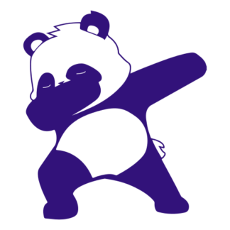 Dabbing Panda Decal (Purple)